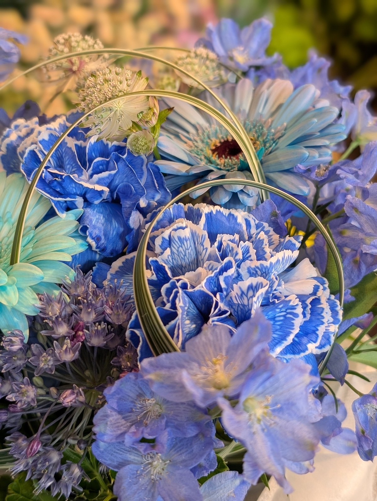 青いお花！？