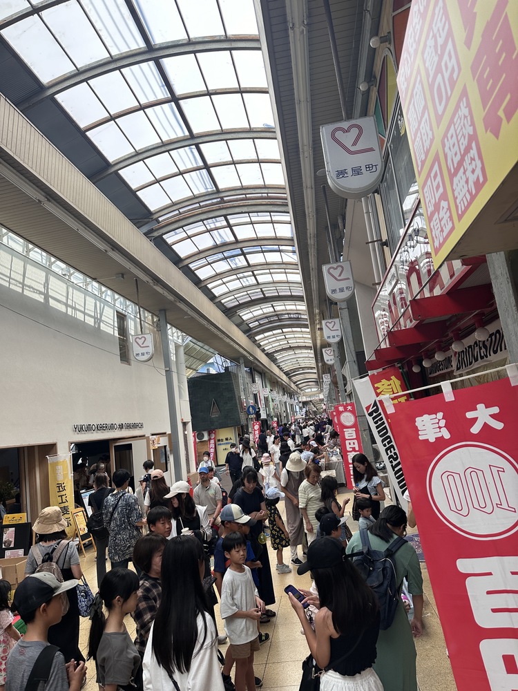 ナカマチ商店街100円市