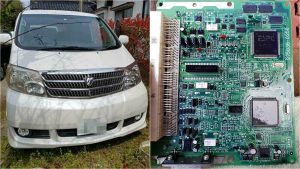 アルファード　イモビライザーキー全紛失からカギ作製