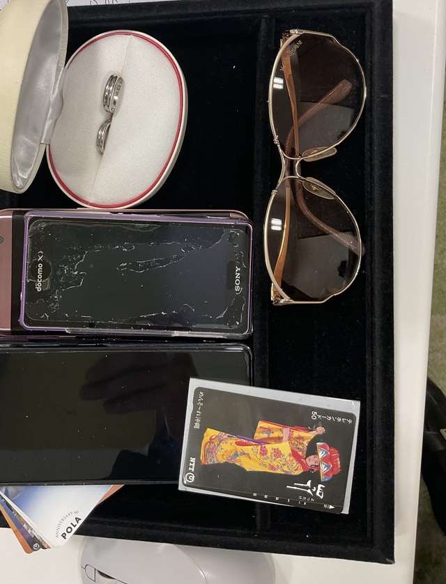 #テレカ#サングラス#PTリング