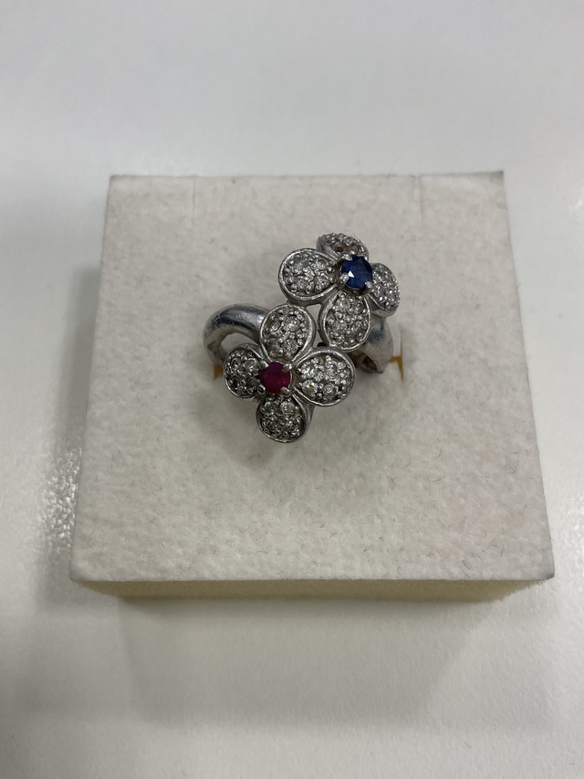 pt900 リング　メレダイヤ