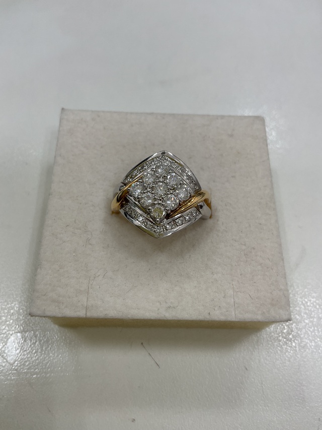 pt850/k18 コンビ　リング
